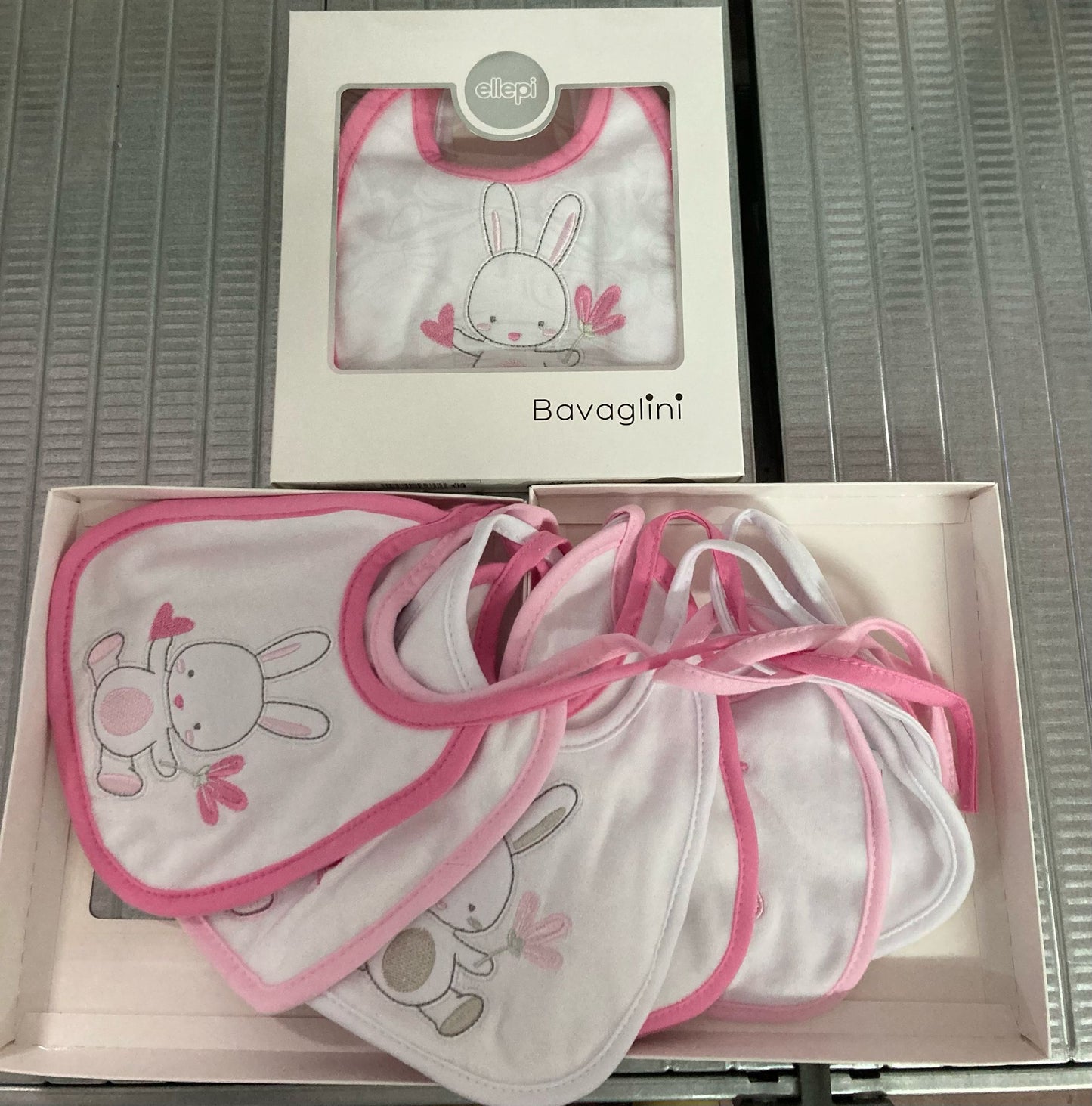 BAVETTA CONIGLIETTO ROSA